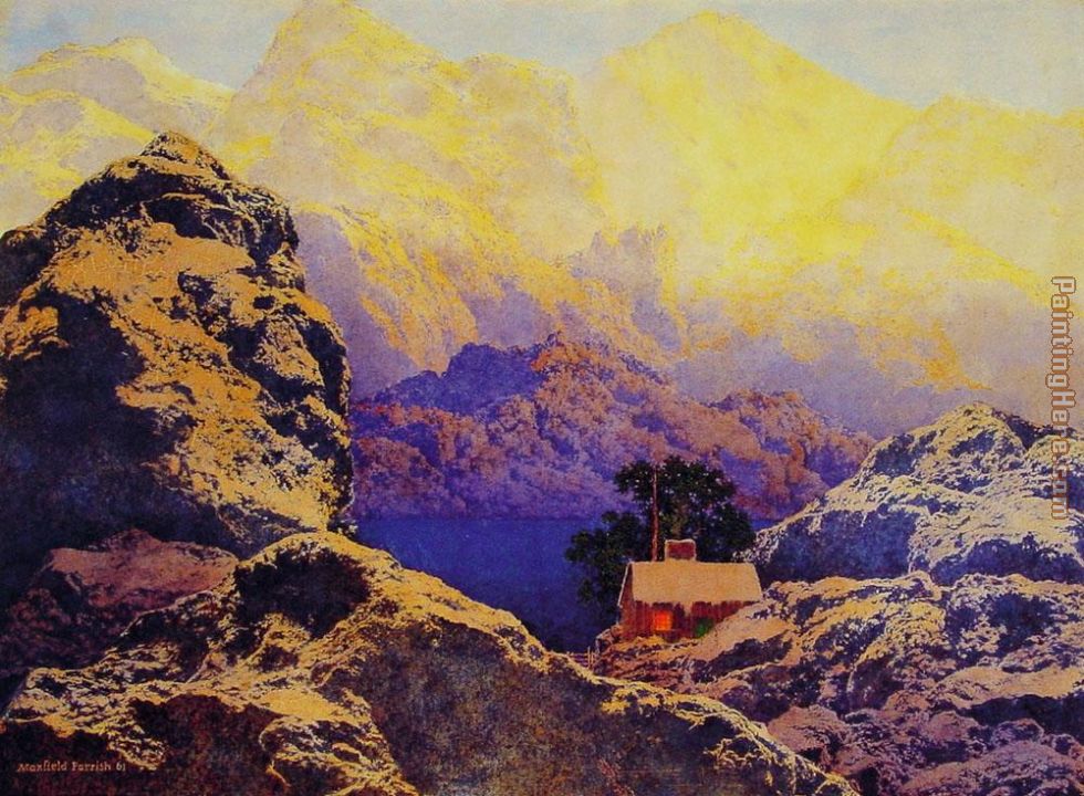 Maxfield Parrish Getting away from it all